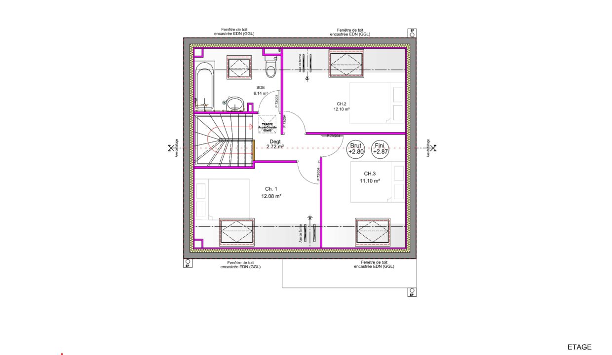 Axces Habitat Constructeur De Maison En Bretagne ETAGE Decotes 21