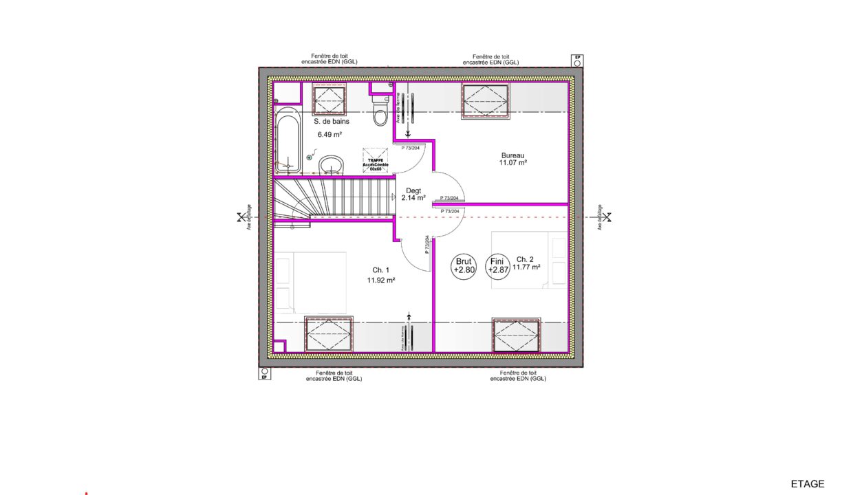 Axces Habitat Constructeur De Maison En Bretagne ETAGE Decotes 21