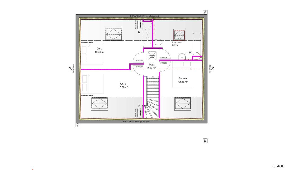 Maison 3 chambres modèles Axce's 5