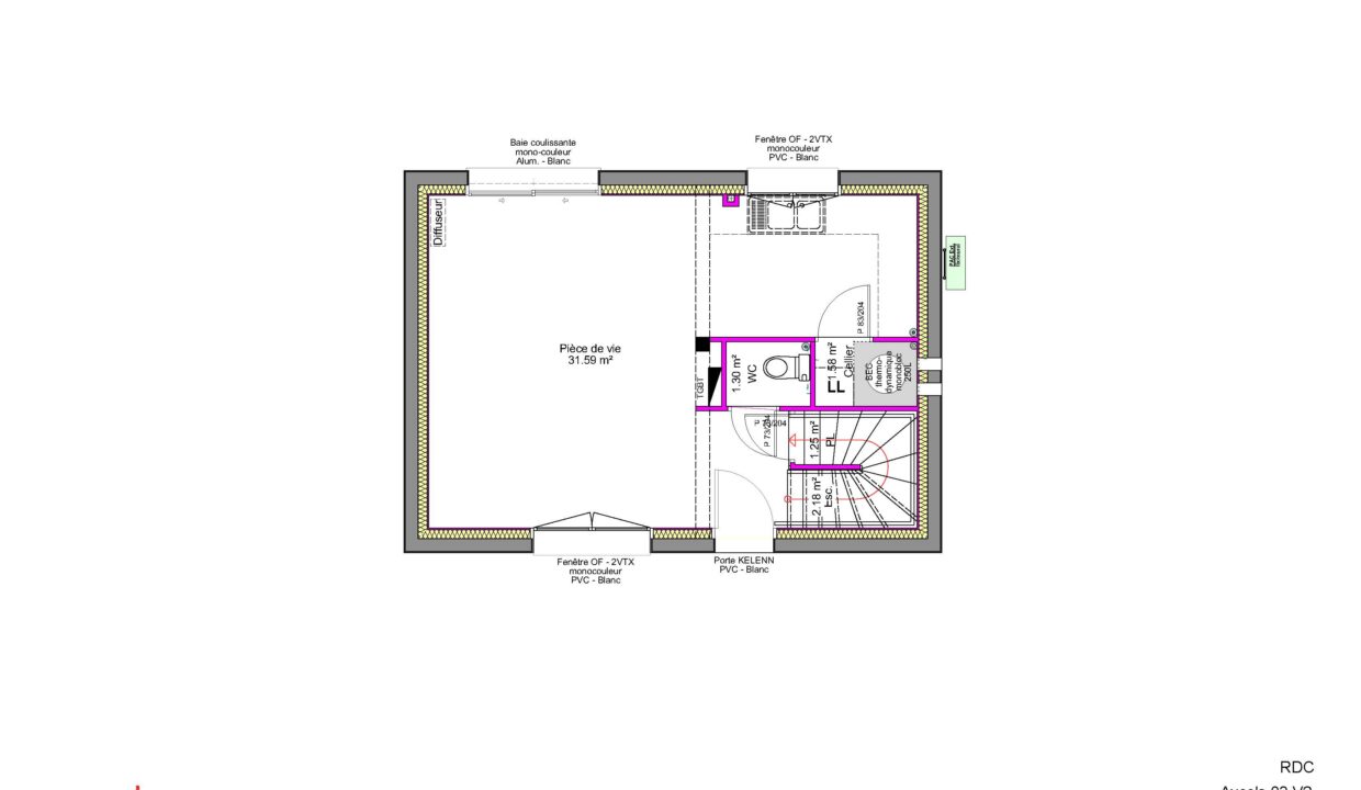 Plan modèles 3v2 rez de chaussée