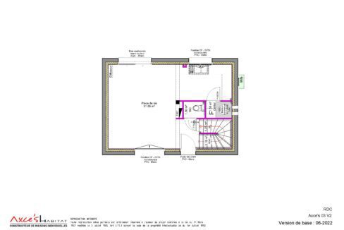 Plan modèles 3v2 rez de chaussée