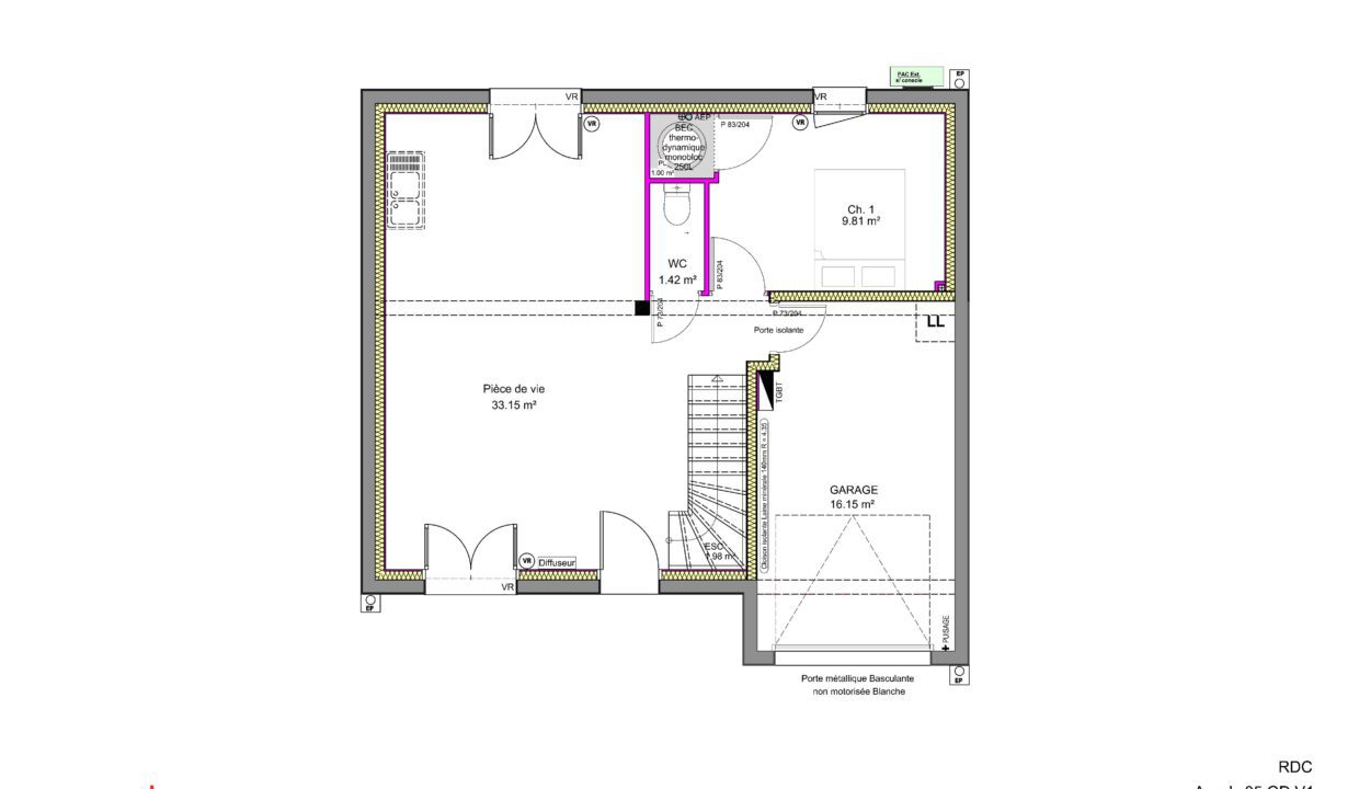 Maison 3 chambres modèles Axce's 5